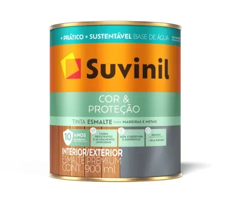 Tinta Esmalte Suvinil Cor & Proteção Acetinado Base Água