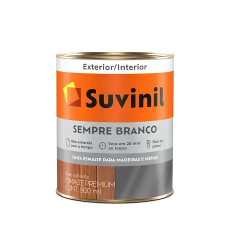 Tinta Esmalte Suvinil Sempre Branco Fosco